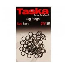 Стальные колечки 5мм Taska Rig Rings Black